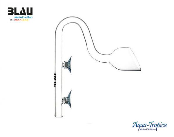 BLAU aquaristic Trumpet Outflow in Form einer Trompete - Für sanfte und gemäßigte Strömung.