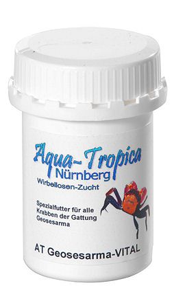 Aqua-Tropica Geosesarma-VITAL 45g - Krabbenfutter für Vampirkrabben, Manderinenkrabben