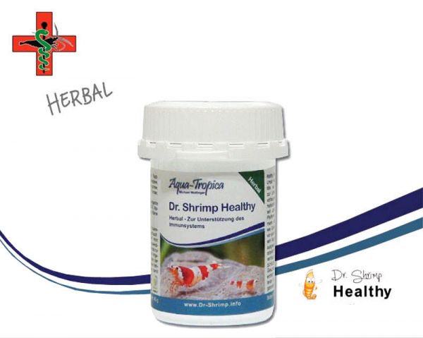 Dr. Shrimp Healthy Herbal - Garnelenfutter zur Stärkung des Immunsystem, 45g
