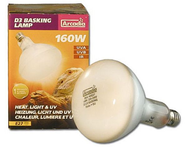 Arcadia UV Basking Lamp 160 W - E27 Sockel-Copy